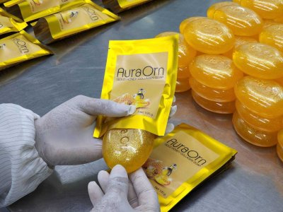 สบู่AuraOrn 2ก้อน ก้อนละ100ml