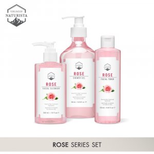 Naturista Rose Special Set ชุดทำความสะอาด เพื่อผิวที่ดูกระจ่างใส ทำให้ผิวเนียนนุ่ม น่าสัมผัส