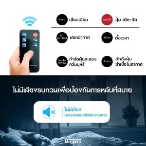 เครื่องฟอกอากาศ เครื่องกรองอากาศ กรองPM2.5 กำจัดมลพิษสำหรับห้อง32ตรม.