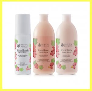 Oriental Princess SET 1 เซทประกอบด้วยสินค้า3ชิ้น  ครีมอาบน้ำ400ML + โลชั่น400ML + โรลออน70ML