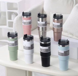 แก้วเก็บความเย็น 30oz 890ml สแตนเลสแท้ รับประกันไอน้ำไม่เกาะแก้ว ขนาด 30ออนซ์