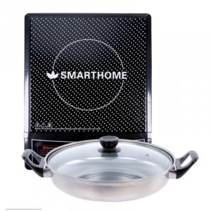 Smarthome เตาแม่เหล็กไฟฟ้า เตาแม่เหล็ก พร้อมหม้อสแตนเลส รุ่น WPA-2009