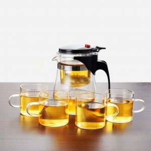 แก้วชงชา กาชงชา 500ML แก้วชา ที่ชงชา เครื่องชงชา พร้อมที่กรองชา