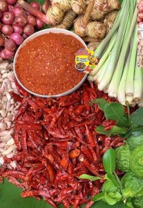 พริกแกงแดงเผ็ด 1 กิโลกรัม