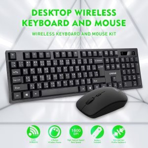 คีย์บอร์ด ชุดคีย์บอร์ด+เมาส์ ไร้สาย OMISA 2.4G WIRELESS
