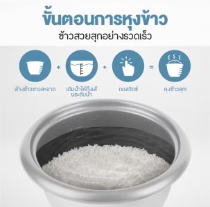 KONIG หม้อข้าวไฟฟ้า หม้อหุงข้าว 1L  หม้อหุงข้าวมัลติ ฟังก์ชั่นขนาดเล็กในครัวเรือน หม้อนึ่ง mini หม
