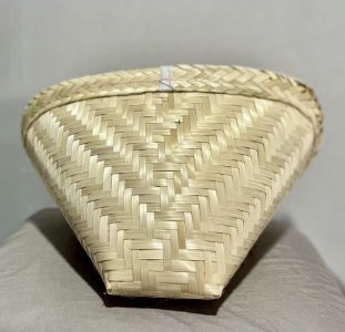 ชุดหวดนึงข้าวเหนียว หวดซิกขอบ เลือกขนาดได้ แยกชิ้นได้ หม้อ+หวด+ฝา+ไม้,24cm.